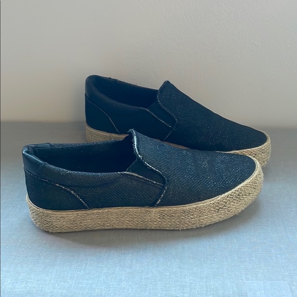 Rossella Lopes Distressed Slip-On Espadrille Sneakers Size 7 - Picture 2 of 13